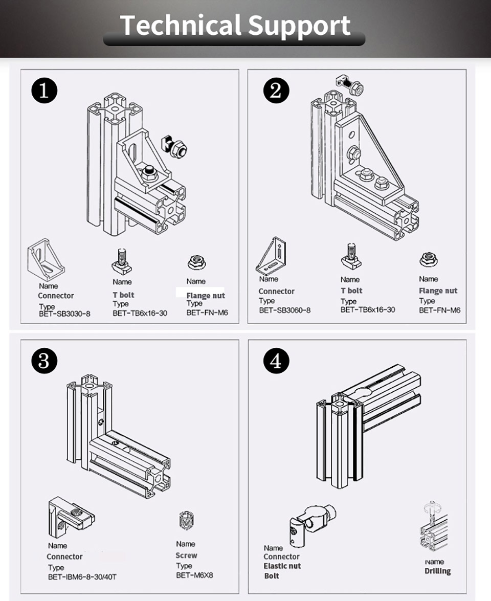 Accesorio de perfil de aluminio (4)