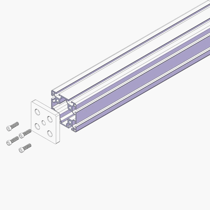 High Quality End Connecting Plate 3060/4080/6060/8080 Forma Caster ...